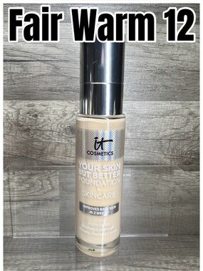IT Cosmetics Your Skin But Better Foundation + Skincare Fair Warm 12